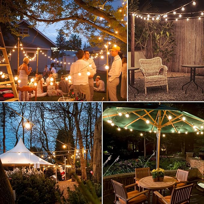 100FT LED Outdoor String Lights - Image 7