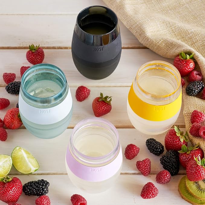 HOST Wine Freeze Cooling Cup, Plastic Double Wall Insulated Freezable Drink - Image 9