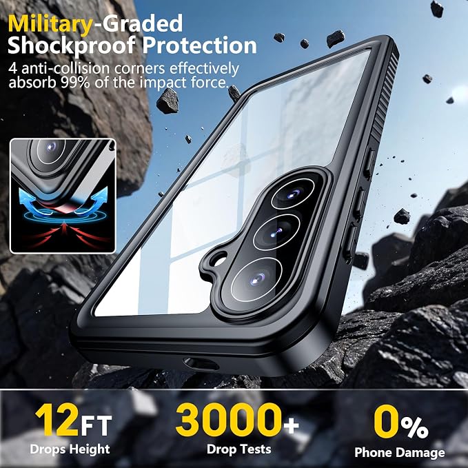 SPIDERCASE for Samsung Galaxy S26 Plus Waterproof Case, IP68 Underwater Full - Image 4