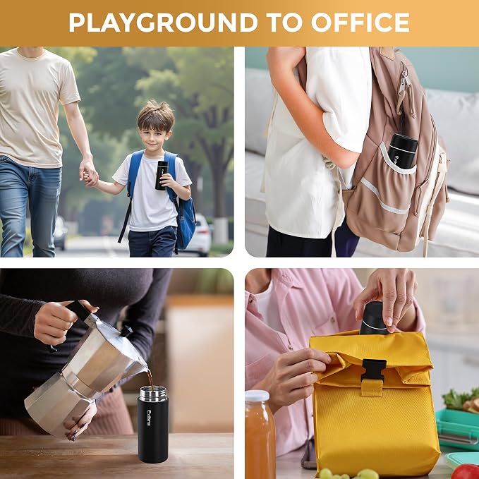 【Upgraded】Exllena Small Insulated Water Bottle 8 oz/250ml– Mini Insulated Water - Image 10