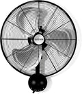 Hurricane Pro High Velocity Oscillating Metal Wall Mount Fan w/ 3 Speeds by Hurricane