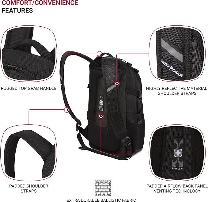 SwissGear 3598 Backpack Narrow Daypack - Image 2