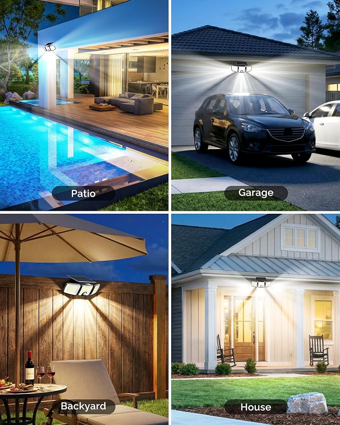 Brightown 1 Pack Solar Outdoor Lights - Image 8