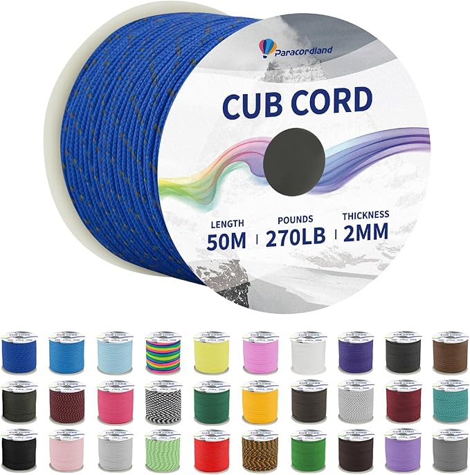 Paracordland-270LB Parachute Cord -164FT-2mm Micro Paracord-Utility Cord Thin by Unknown