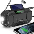 Emergency Radio Waterproof Bluetooth Speaker, Portable AM FM Radio by Libovgogo