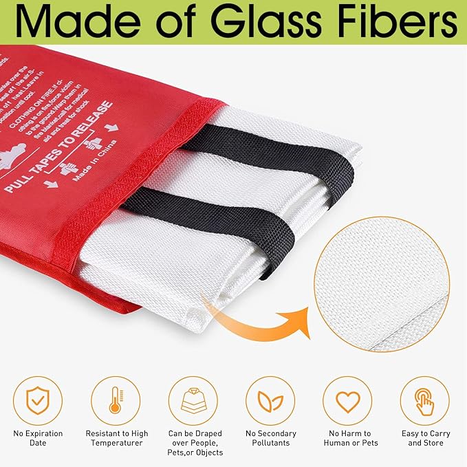 Fire Blanket for Kitchen Home Emergency - Image 5