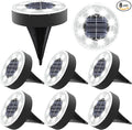Joomer Solar Ground Lights, 8 Pack 8 LED Solar Lights Outdoor Waterproof IP68 by Joomer