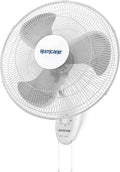 Hurricane 18" Supreme 90-Degree Oscillating Wall Mounted Fan by Hurricane