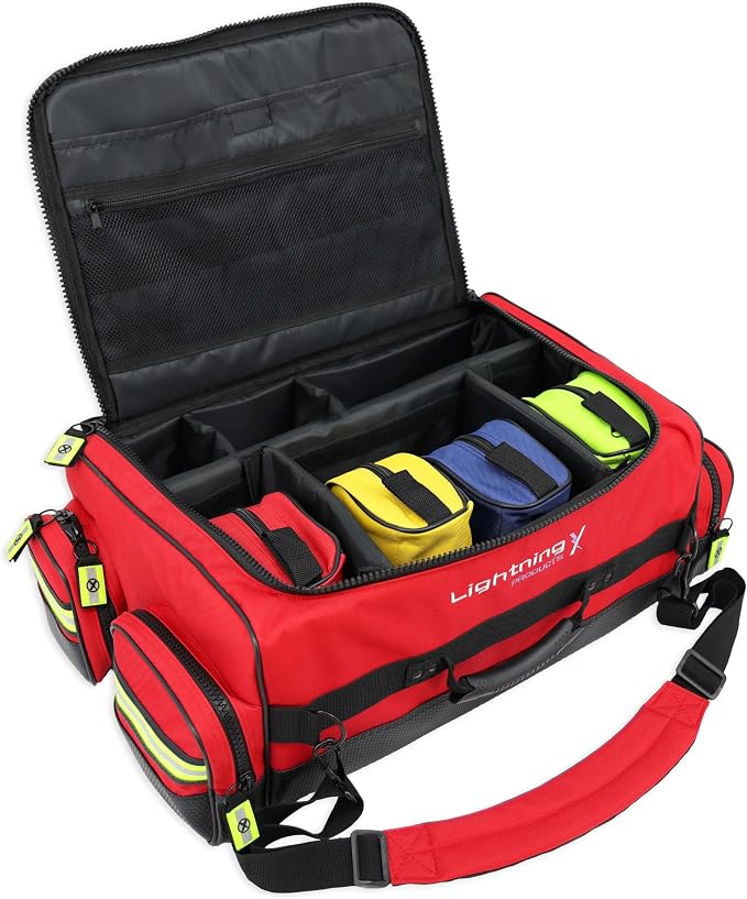 Lightning X Fully Stocked X-Tuff Modular Oxygen Trauma Bag w/Removable - Image 3