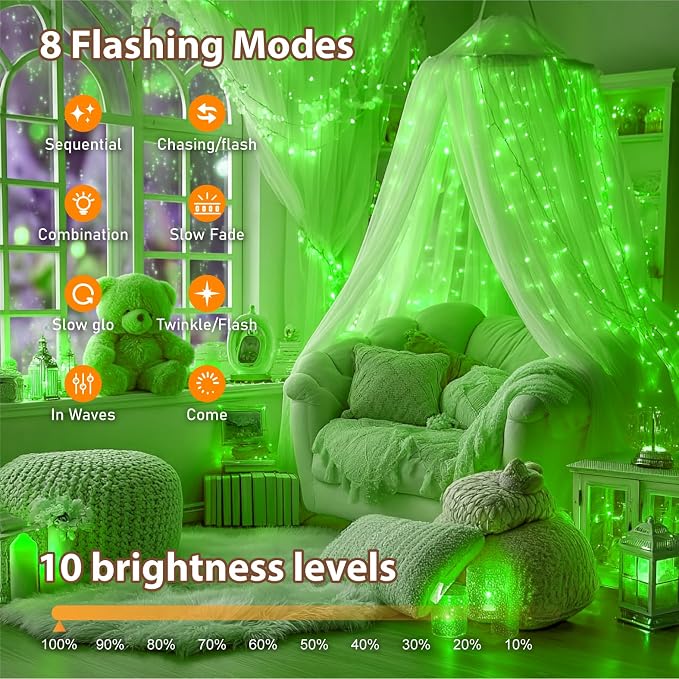 HXWEIYE Rechargeable Fairy Lights - Image 8