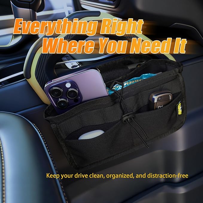 Seat Back Storage Bag for Ford Bronco 2021-2025, MOLLE Tactical Organizer for - Image 2