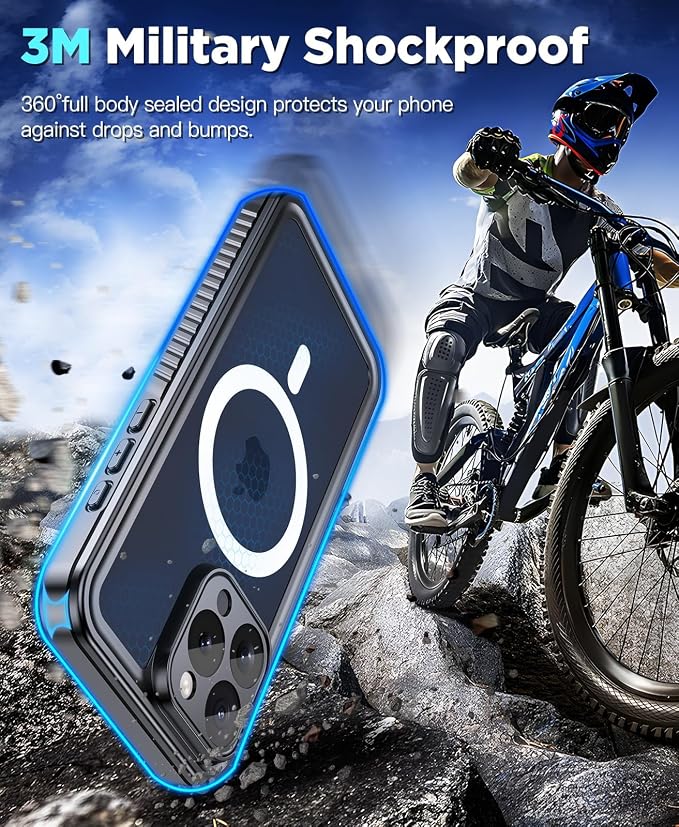 Beeasy for iPhone 15 Pro Max Waterproof Case - Image 4
