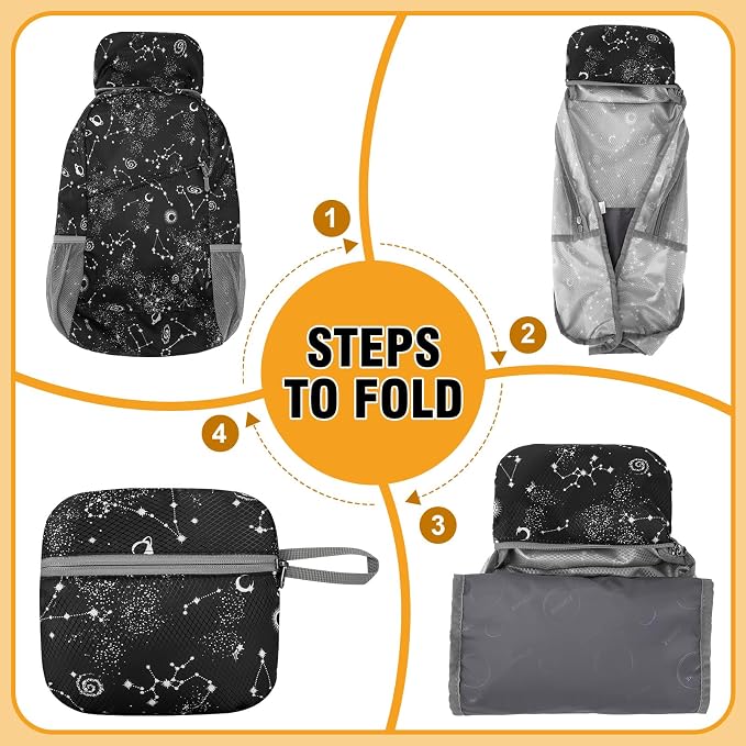 ZOMAKE Lightweight Packable Backpack, Foldable Backpacks Small Daypack - Image 6