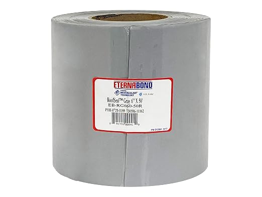 EternaBond RoofSeal Gray 6" x50' MicroSealant UV Stable RV Roof Seal Repair by ETERNABOND