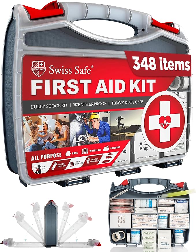 Swiss Safe 2-in-1 First Aid Kit by SwissSafe