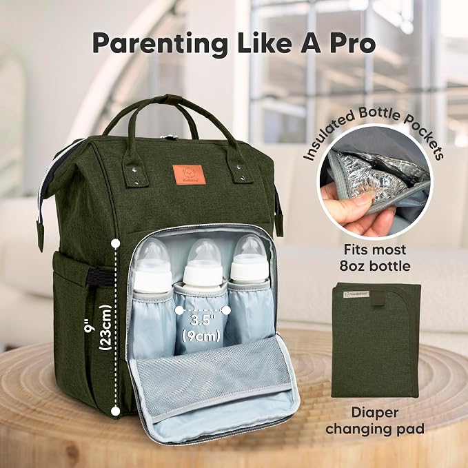 KeaBabies Baby Diaper Bag Backpack - Image 4