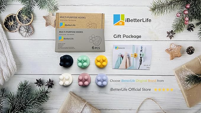 iBetterLife Self-adhesive Silicone Hook Holders - Image 2