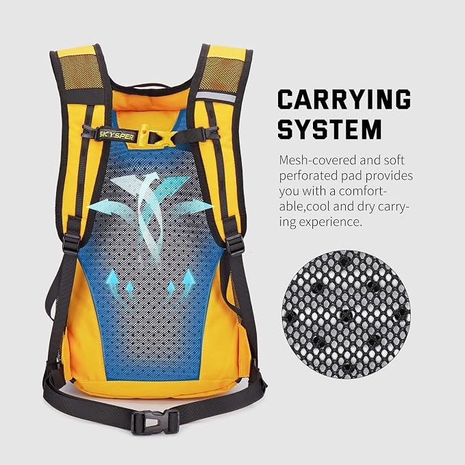 SKYSPER Small Hiking Backpack, 20L Lightweight Travel Backpacks Hiking Daypack - Image 3