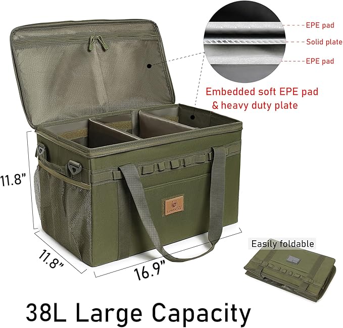 Tactical Camping Storage Bag Utility Tote Bag Camping Kitchen Organizer - Image 3