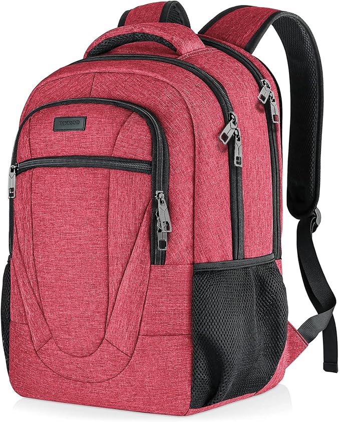BIKROD Unisex Rose Laptop Backpack, Suitable by PRISTINEBAGUS