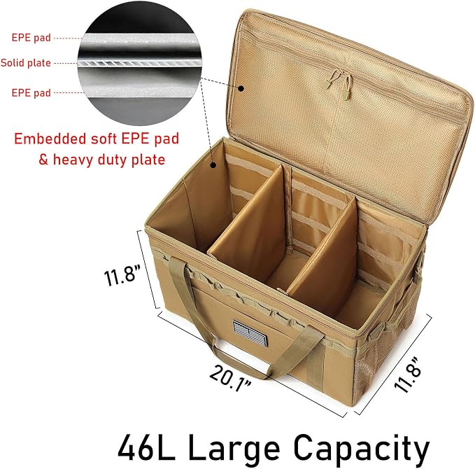 Tactical Camping Storage Bag Utility Tote Bag Camping Kitchen Organizer - Image 3