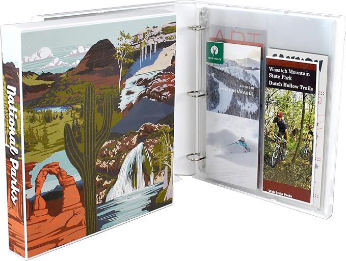 UniKeep National Parks Themed Case to Hold Park Brochures, and Pamphlets - Image 2