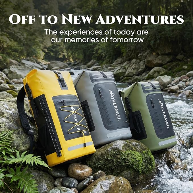 Waterproof Dry Bag with Waterproof Phone Case Green - Image 4