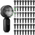 Rossesay 48 Pcs Mini Portable Fan Bulk Cute Handheld Lightweight Small Little by Rossesay