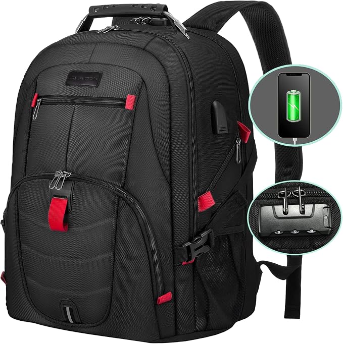 LOVEVOOK Large Backpack for Men 18 inch Heavy Duty Backpack Big Travel Backpack by LOVEVOOK