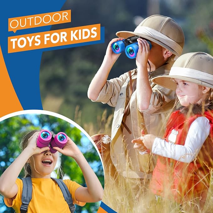 Toys for 3-7 Year Old Boys: LET'S GO! Binoculars for Kids - Image 3