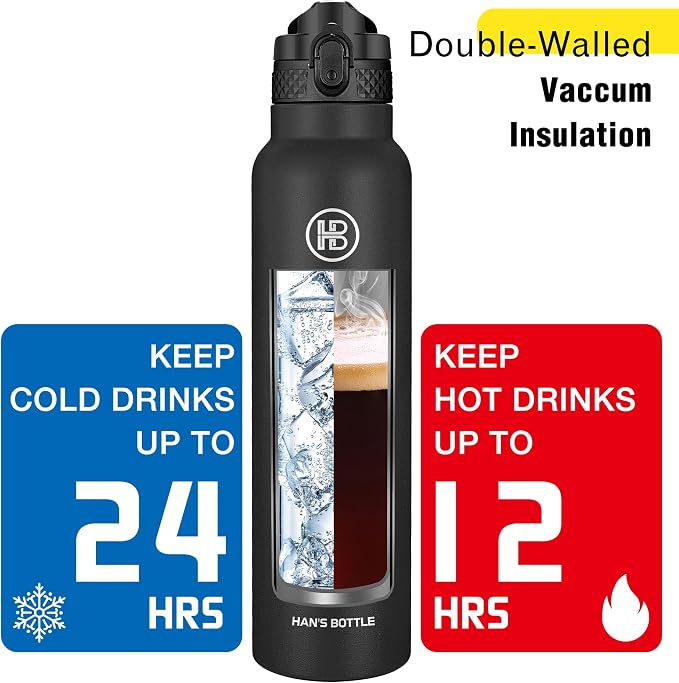 Han's Bottle Sports Water Bottle - 32 Oz - Image 6