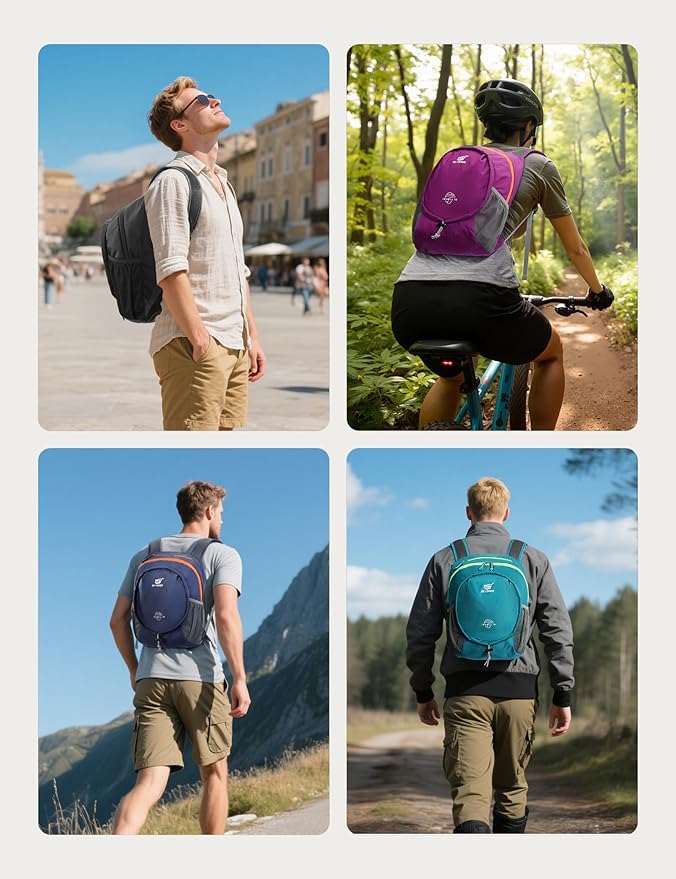 SKYSPER 15L Lightweight Small Hiking Backpack - Image 6