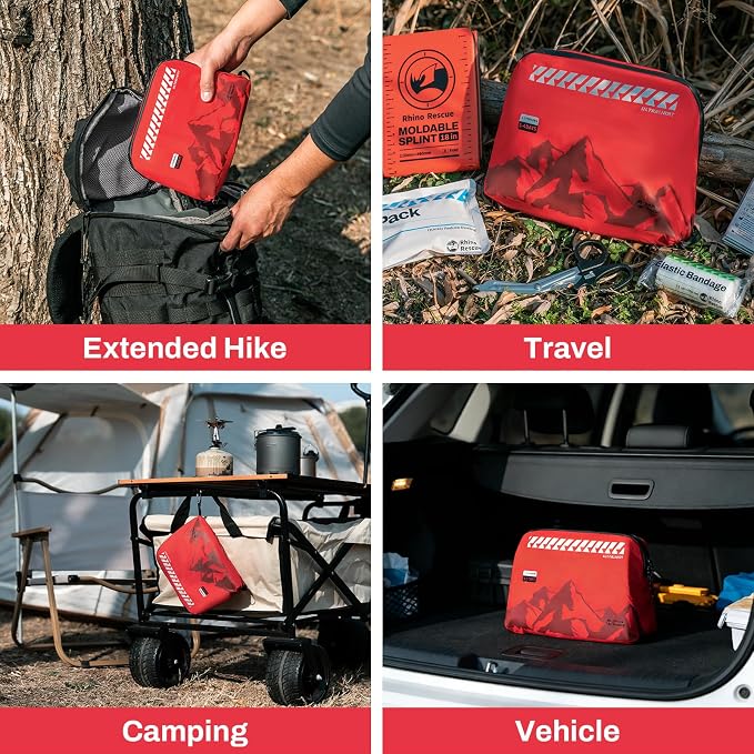 RHINO RESCUE Ultralight First Aid Kit Water-Resistent Medical Kit - Image 6