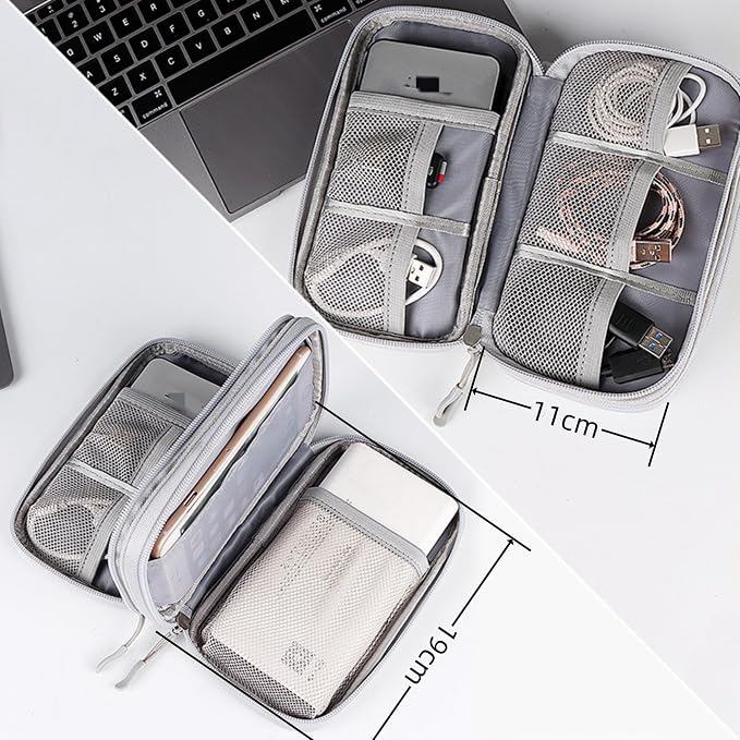 Electronic Organizer Travel Cable Accessories BagPouch Portable Waterproof - Image 4