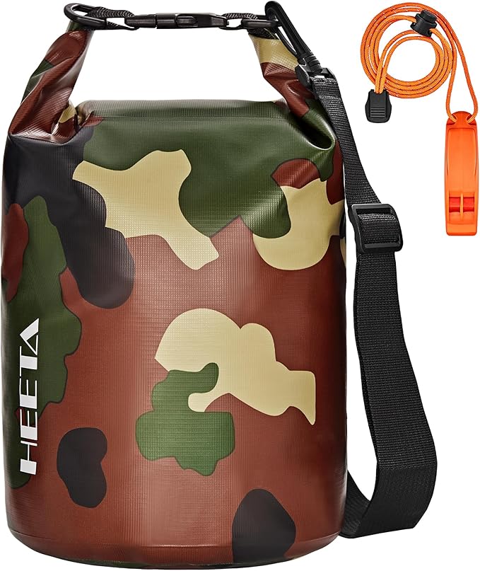 HEETA Waterproof Dry Bag for Women Men, 5L/10L/20L/30L/40L Roll Top Lightweight by HEETA