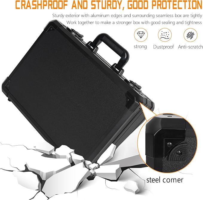 17 Inch Aluminum Carrying Case 17 X 12 X 6 Inch Ideal - Image 7