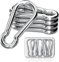 sprookber 316 Stainless Steel Carabiner Clip, Marine Grade Heavy Duty Spring by Sprookber