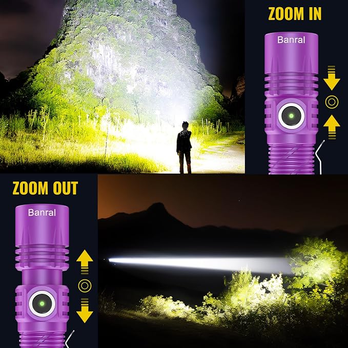 Rechargeable Tactical Flashlights, High Lumens Small Mini USB-C LED Flashlight - Image 6