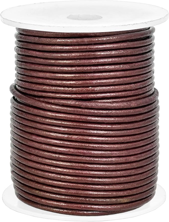 GENIQUE Real/Genuine Round Leather String Cord - Image 2