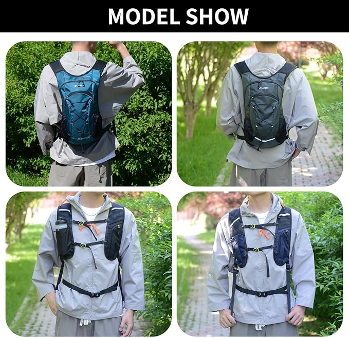 DOJUNS Hiking Backpack Lightweight Travel Backpack 20L Waterproof Hiking - Image 4