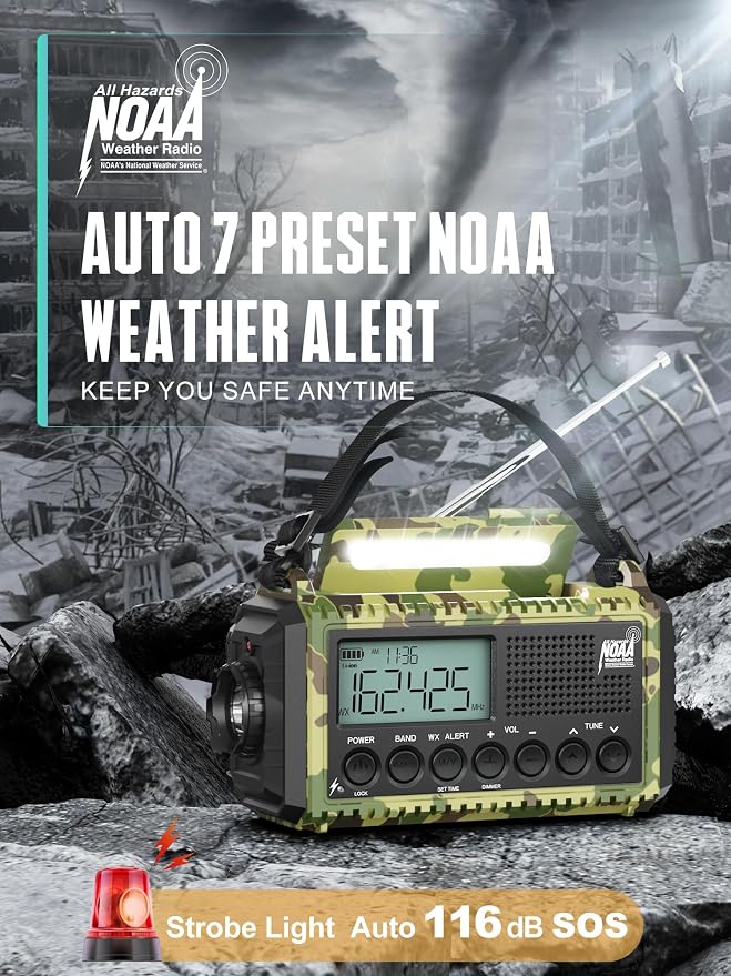 AUTO NOAA Emergency Weather Radio - Image 2