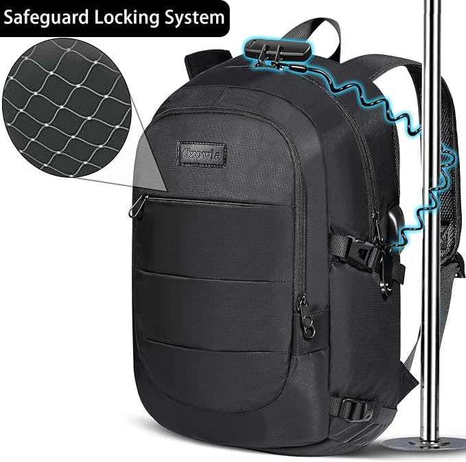 Tzowla 35 Liter Anti Theft Backpack - Image 5