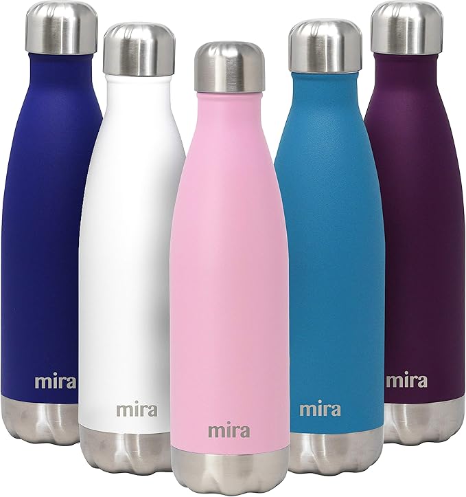 MIRA 17 Oz Stainless Steel Vacuum Insulated Water Bottle by MIRA