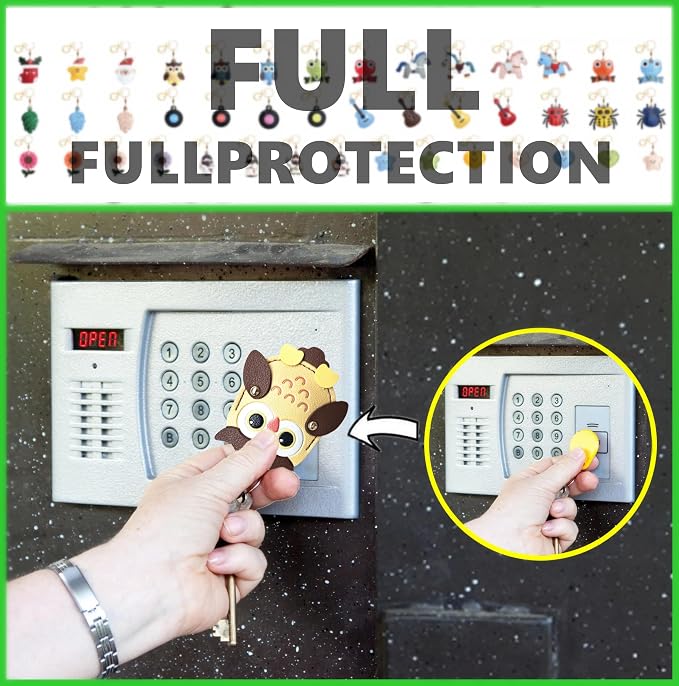 Leather Keychain Holder Case Compatible - Image 4