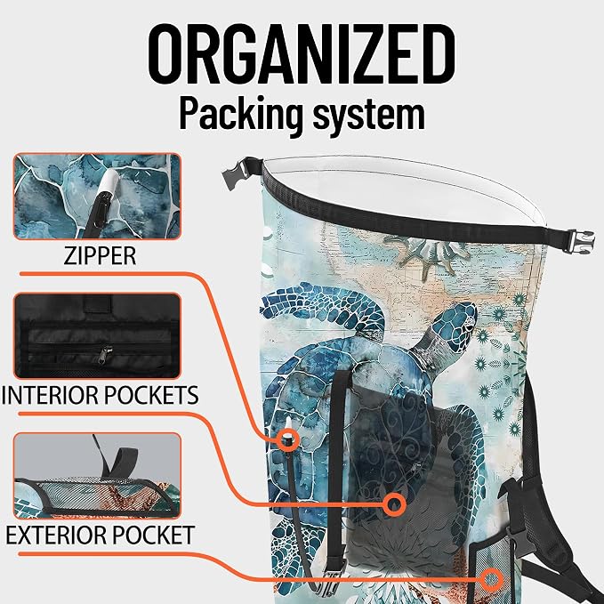 Dry Bags Waterproof for Marine Kayaking Boating Camping Swimming Keeps Gear - Image 5