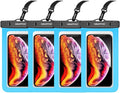 4 Pack 8.5“ Waterproof Cell Phone Pouch by Newppon