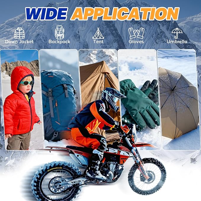 35Pcs Down Jacket Repair Patch Kit Pre-Cut Nylon Patches - Image 6
