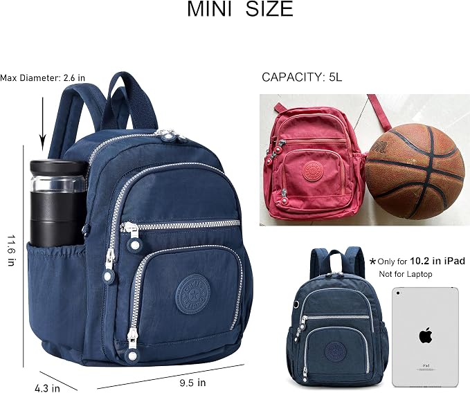 Mini Hiking Waterproof Backpack Purse - Image 3