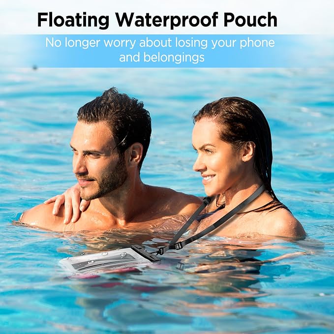 CACOE Floating Universal Waterproof Phone case 2 Pcs-Up to 7.0", Phone Pouch - Image 2