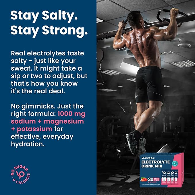Venture Pal High Sodium Sugar Free Electrolytes Powder Packet - Image 3
